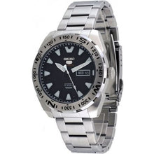 Laden Sie das Bild in den Galerie-Viewer, Seiko 5 Sports SRP739K1 Silver Black Men's Watch