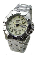 将图片加载到图库查看器,Seiko 5 Sports Automatic SNZF59K1 Green-Light Dial Stainless Steel Men's Watch