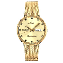 Laden Sie das Bild in den Galerie-Viewer, Mido M8429.3.22.13 Commander 1959 All Gold Stainless Steel