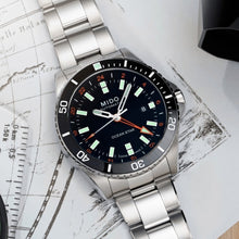 Laden Sie das Bild in den Galerie-Viewer, Mido M026.629.11.051.01 Ocean Star GMT Automatic Black Dial