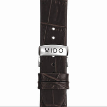 Laden Sie das Bild in den Galerie-Viewer, Mido M027.408.16.061.00 Baroncelli Chronometer Automatic Brown Leather