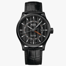 Laden Sie das Bild in den Galerie-Viewer, Mido M038.429.36.051.00 Multifort Dual Time Automatic Black Leather