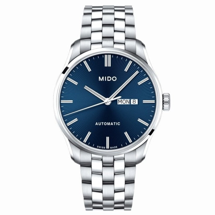 Mido M024.630.11.041.00 Belluna Sunray Automatic Blue Dial Men's Watch