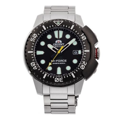 Orient M-Force RA-AC0L01B Diver 200m Black Dial Stainless Steel