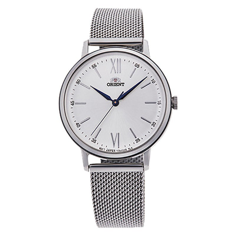 Orient RA-QC1702S Ladies Silver Dial Mesh