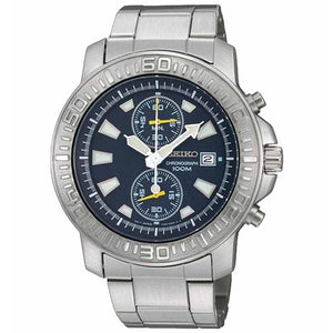Seiko SNN197P1 Chronograph Silver Blue