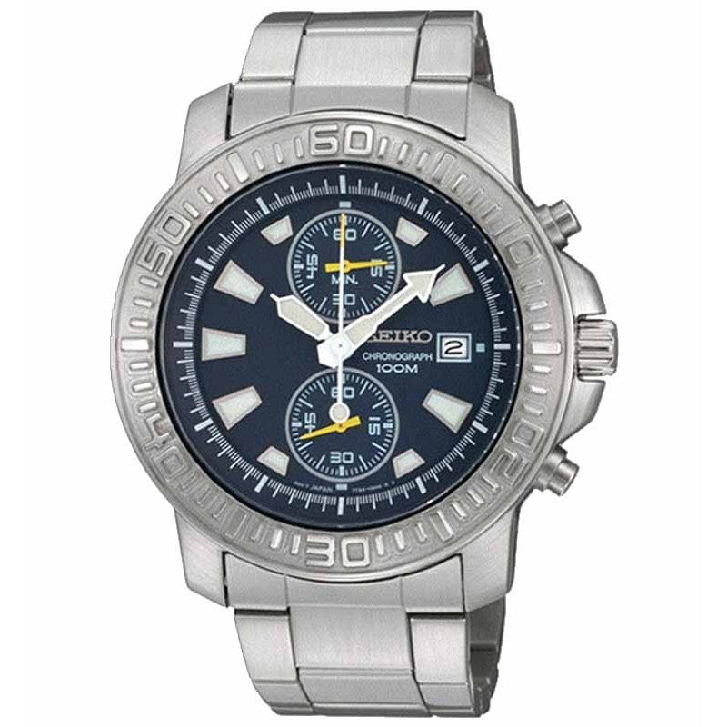 Seiko SNN197P1 Chronograph Silver Blue