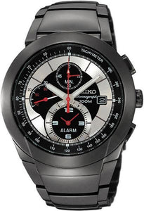 Seiko SNAB35P1 Chronograph Black Grey