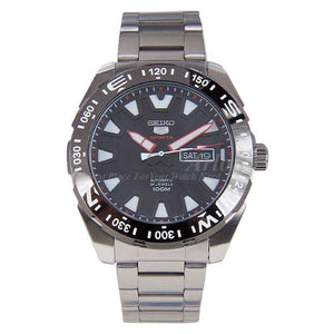 Seiko 5 SRP743K1 Sports Silver Black Red