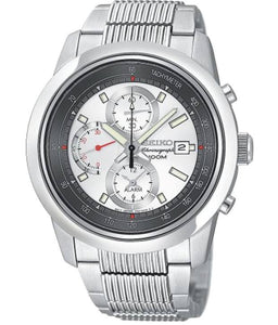 Seiko SNAB15P1 Chronograph Full Silver Grey