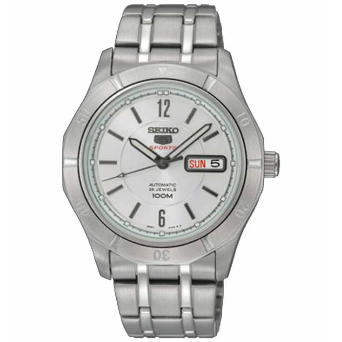 Seiko 5 Sports SRP295K1 Full Silver Men's Watch