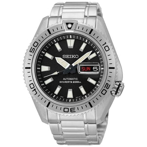 Seiko Superior SRP491K1 Automatic Full Silver Black Men's Watch