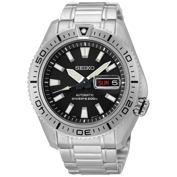 Seiko Superior SRP491K1 Automatic Full Silver Black Men's Watch