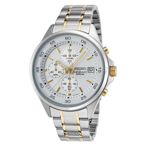 Jam Tangan Seiko SKS479P1 Chronograph Silver Gold