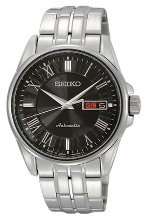 Seiko Classic SRP183 Presage Automatic Silver Black Men's Watch