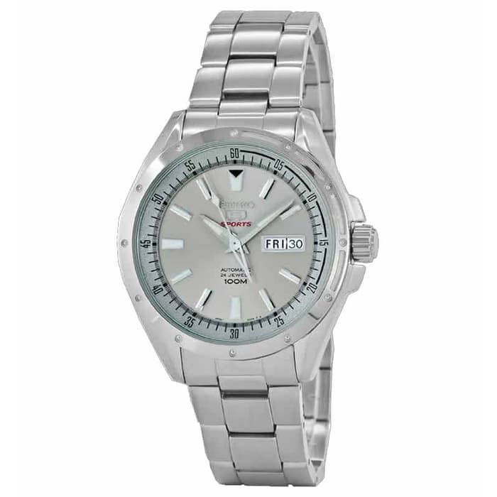 Seiko 5 Sports SRP151K1 Full Silver Grey Men's Watch