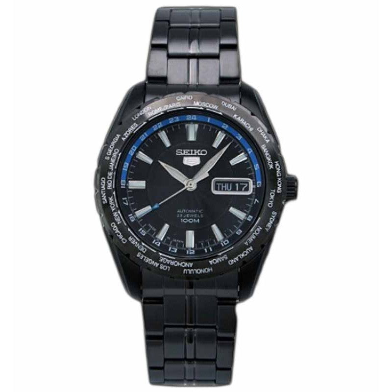 Seiko 5 SNZG57 Full Black Blue