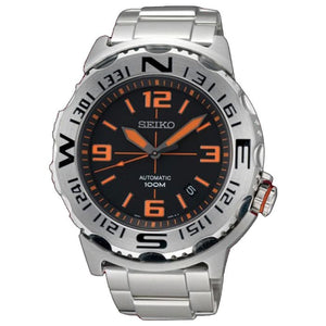 Seiko Superior SRP443K1 Automatic Silver Orange Men's Watch
