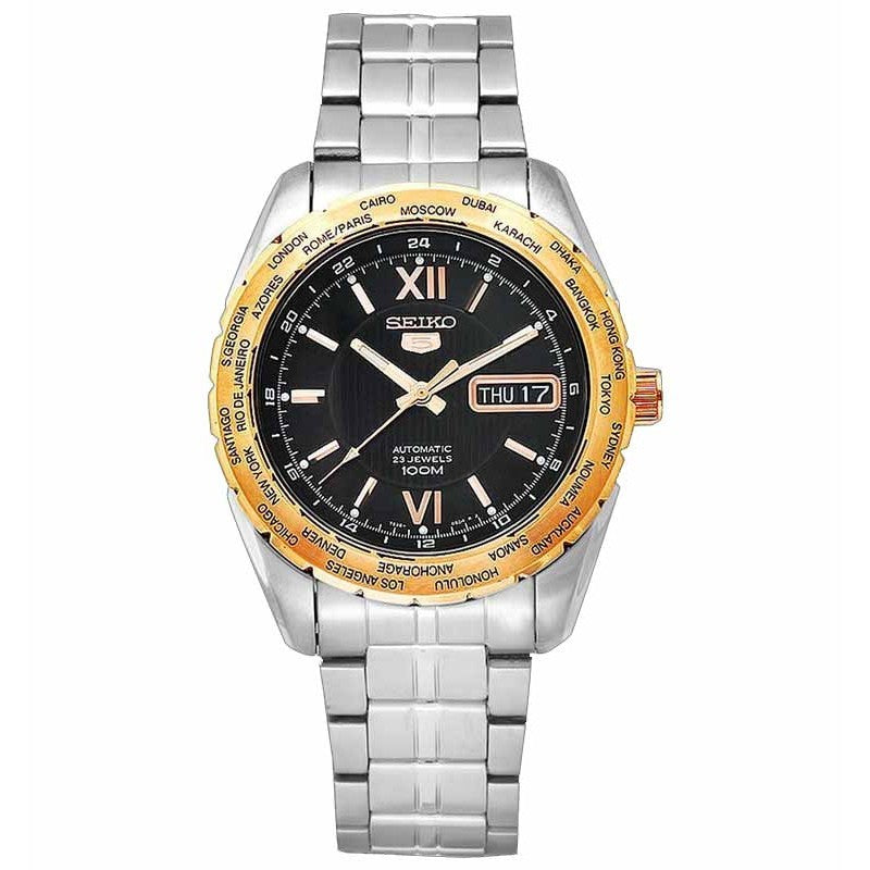 Seiko 5 SNZG62K1 Silver Gold Black
