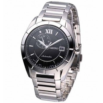 Seiko Automatic SSA011J1 Silver Black Men's Watch