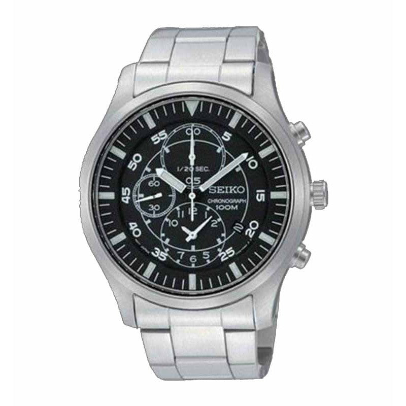Seik SNDA19P1 Chronograph Silver Black