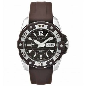 Seiko Diver's SKZ275 Automatic Brown Silver Black Men's Watch
