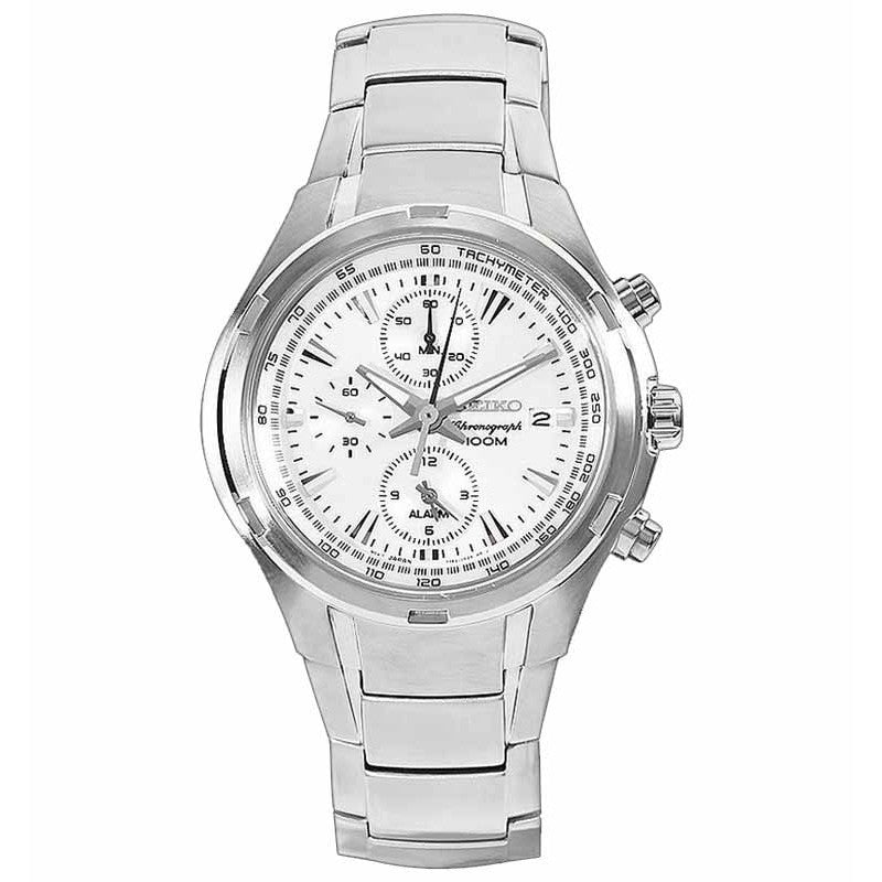 Seiko SNAE39P1 Chronograph Full Silver