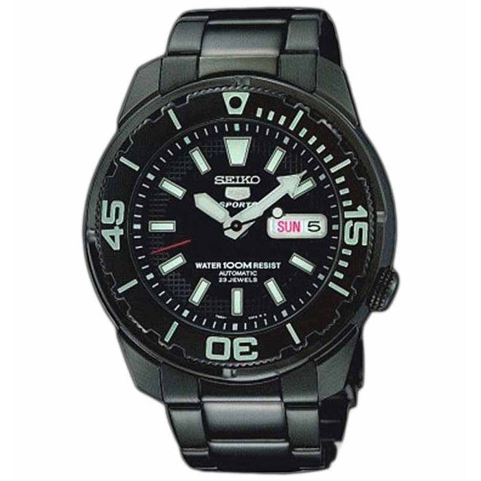 Seiko 5 Sports SNZE99K1 Full Black Men's Watch