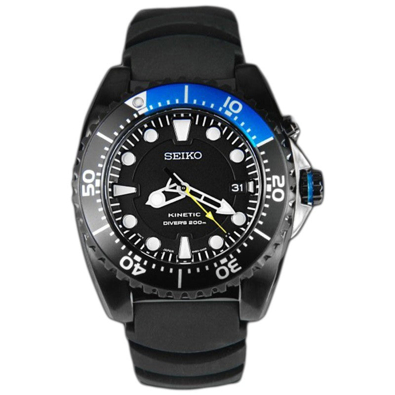 Seiko SKA579P2 Divers Kinetic Black Grey Blue