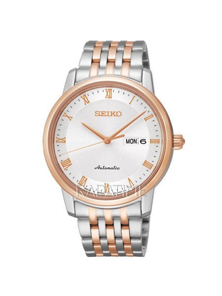Seiko SRP696J1 Presage Automatic Silver Rose Gold