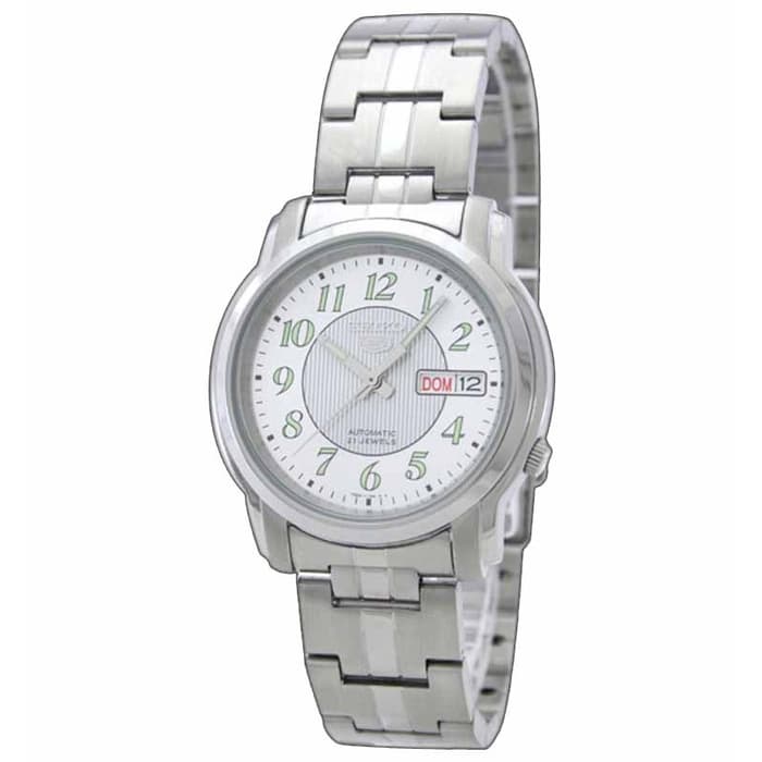 Seiko 5 SNKL89K1 Full Silver Green Men's Watch
