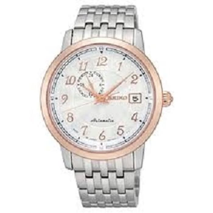 Seiko Classic Automatic SSA090J1 Silver Gold Men's Watch