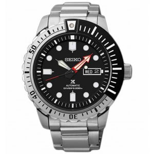 Seiko Prospex SRP587K1 Prospex Automatic Diver's Silver Black Men's Watch