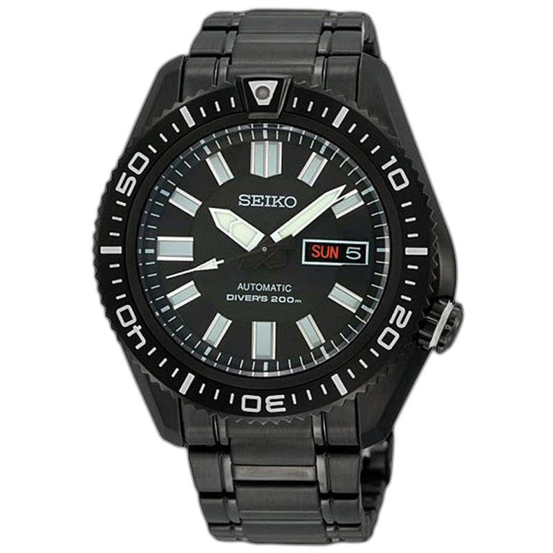 Seiko SKZ329 Divers Stargate Automatic Full Black