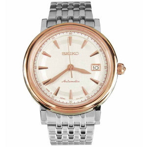 Seiko SRP118 Automatic Silver Rose Gold