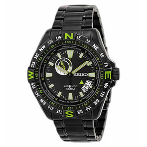 Seiko Superior SSA097K1 Automatic Black Green Men's Watch