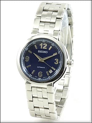 Seiko Automatic SNH021 Men Blue Dial Stainless Steel Watch