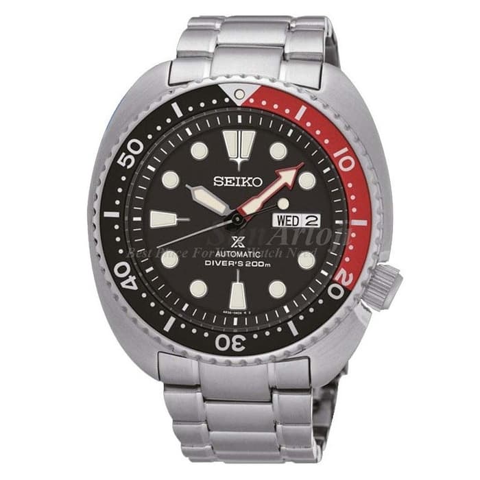 Seiko Prospex SRP789K1 Turtle Automatic Silver Blue Black Men's Watch