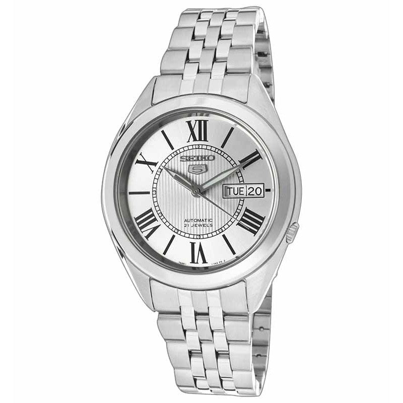 Seiko 5 SNKL29K1 Full Silver