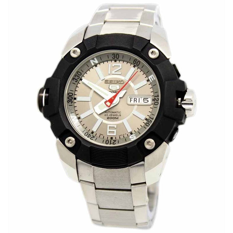 Seiko 5 SKZ259K1 Silver Black Grey