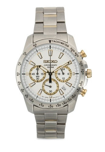 Seiko SSB029P1 Chronograph Silver Gold