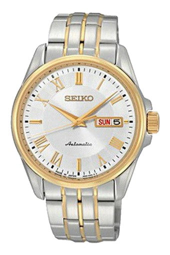 Seiko SRP184 Presage Automatic Silver Gold Men's Watch