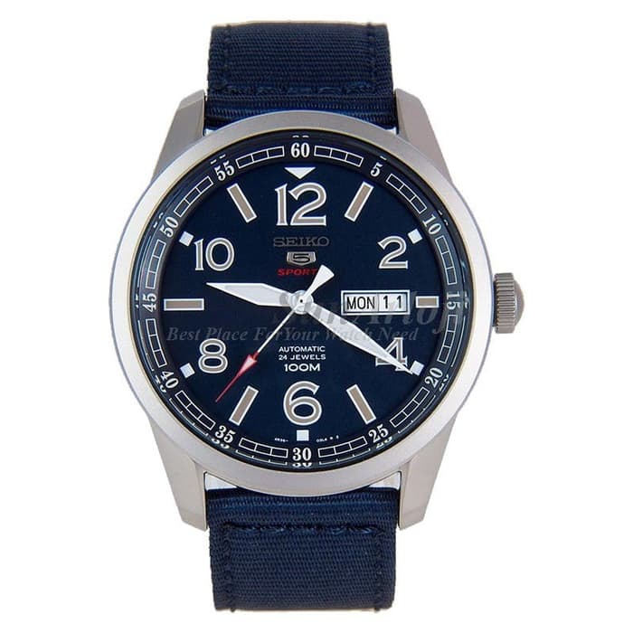 Seiko 5 Sports SRP623K1 Blue Silver Men's Watch