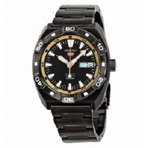 Seiko 5 SRP287K1 Sports Full Black Gold