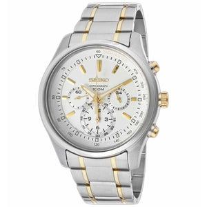 Seiko SRW005P1 Chronograph Silver Gold