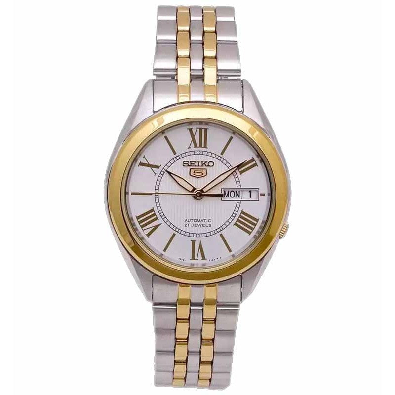 Seiko 5 SNKL36K1 Silver Gold