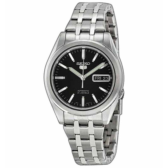 Seiko 5 Sports SNKG95K1 Full Silver Black Men's Watch