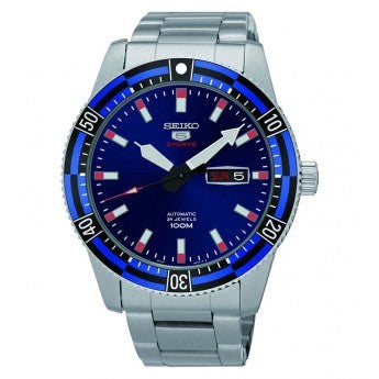 Seiko 5 SRP731K1 Sports Automatic Silver Blue