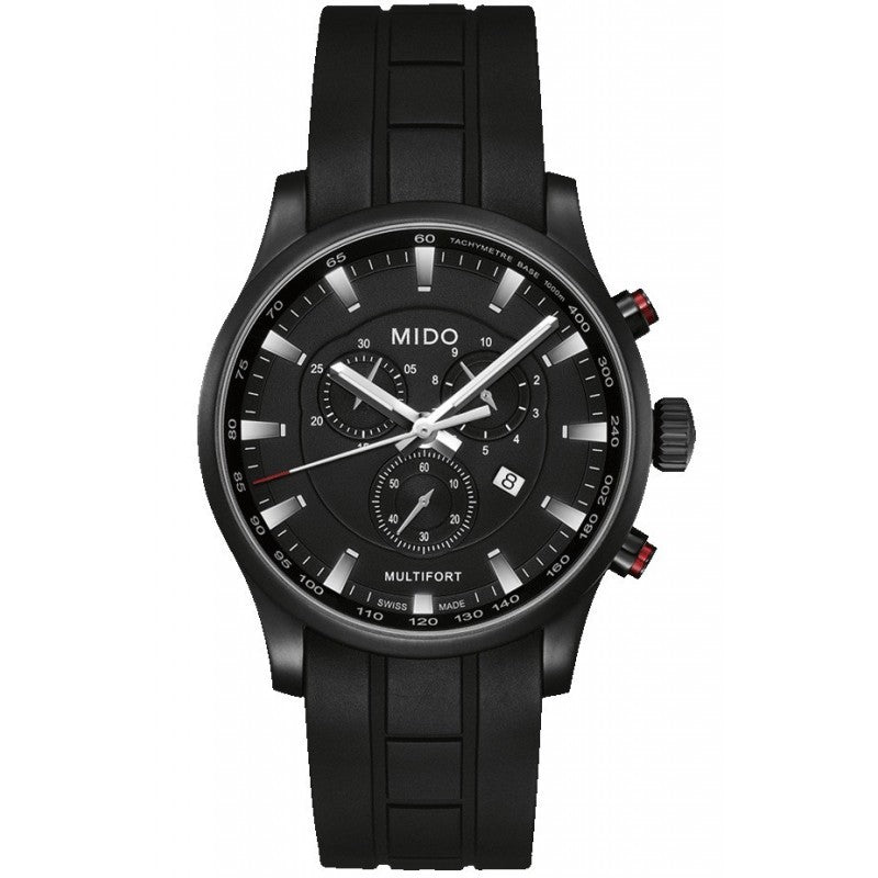 Mido M005.417.37.051.20 MULTIFORT/GR/CHRQ/BLACK PVD/S/BLACK