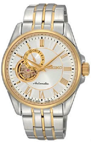 Seiko Presage SSA032J1 Automatic Silver Gold Men's Watch